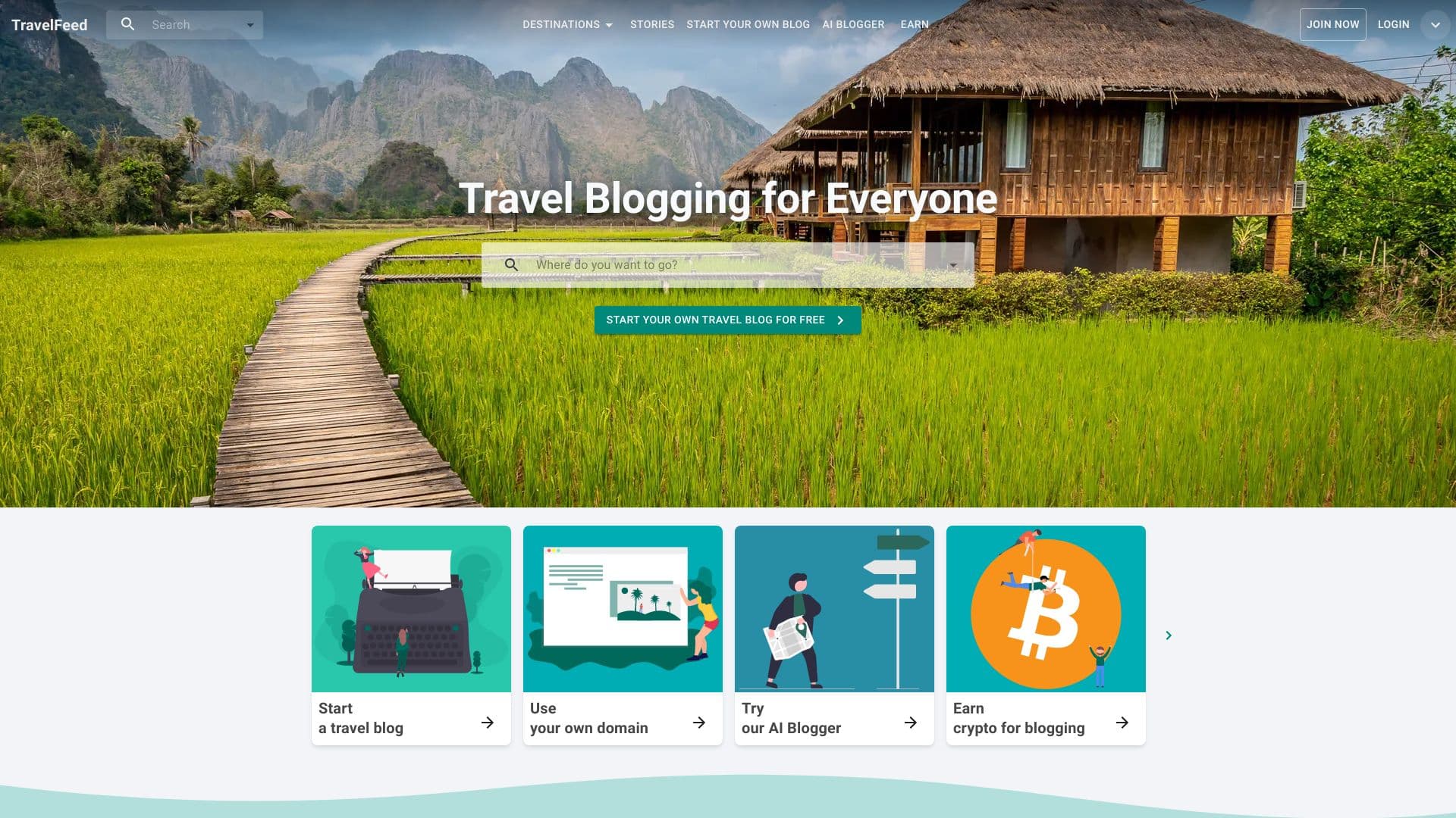 AI Supported Travel Blog Platform thumbnail