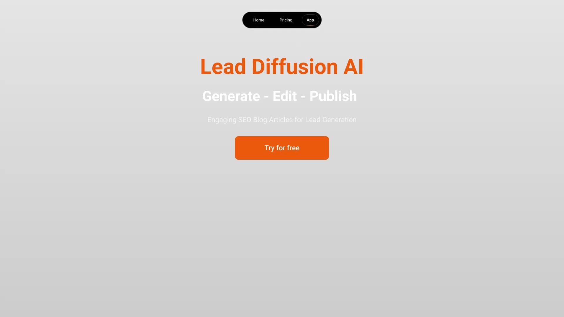 Lead Diffusion AI thumbnail