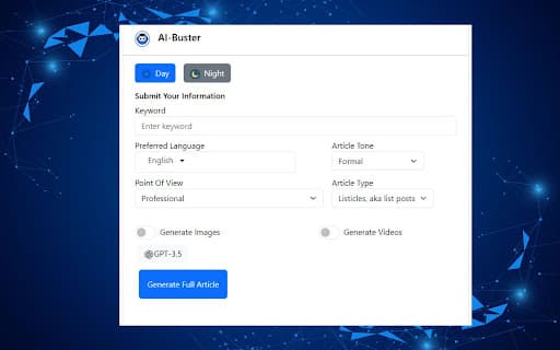 Aibuster - Ai Auto Blogging and Ai Content Generation Tool thumbnail
