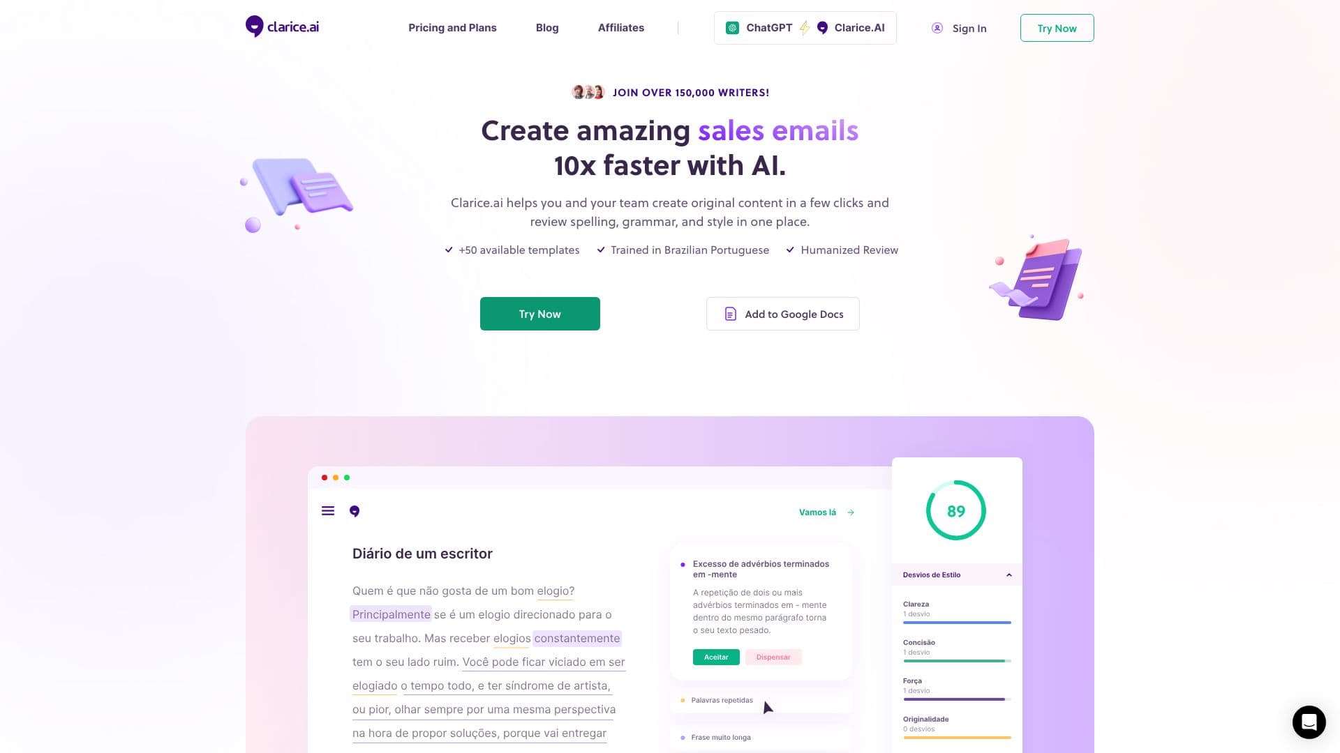 Clarice.ai thumbnail