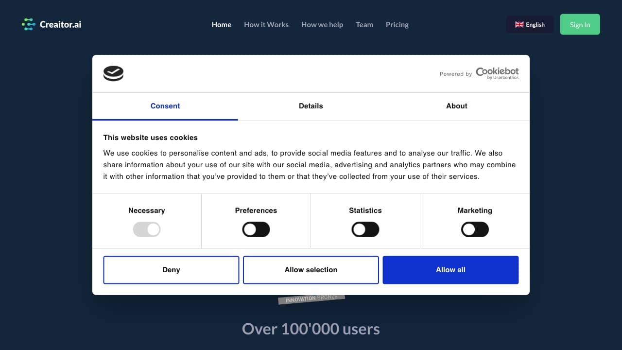 Creaitor AI thumbnail
