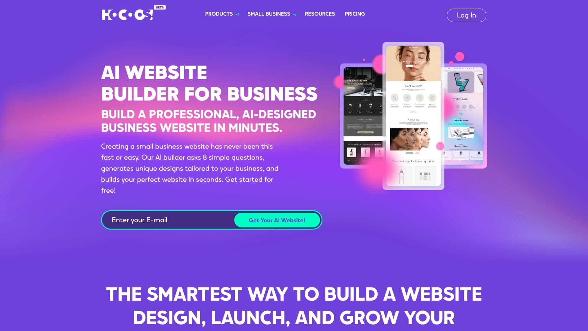 Hocoos AI Website Builder thumbnail