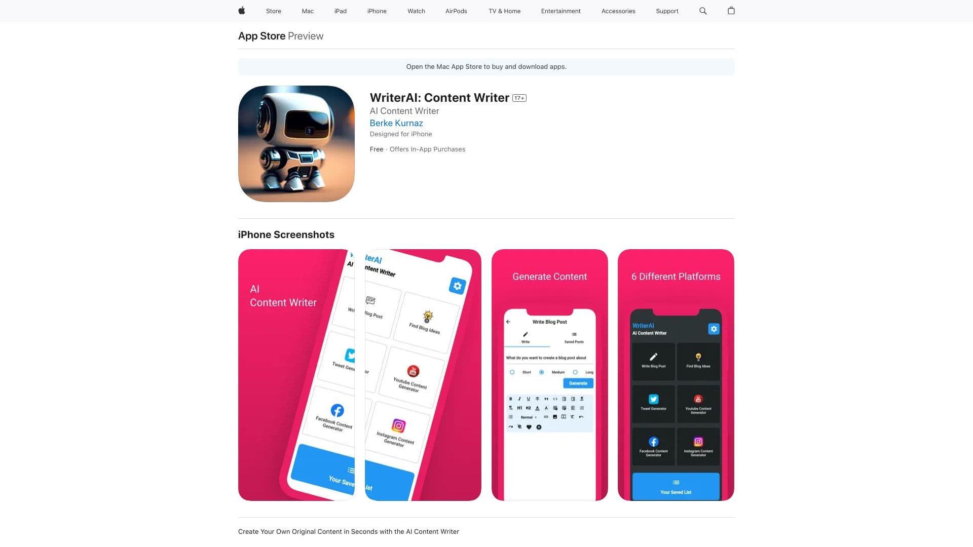 WriterAI: Content Writer thumbnail