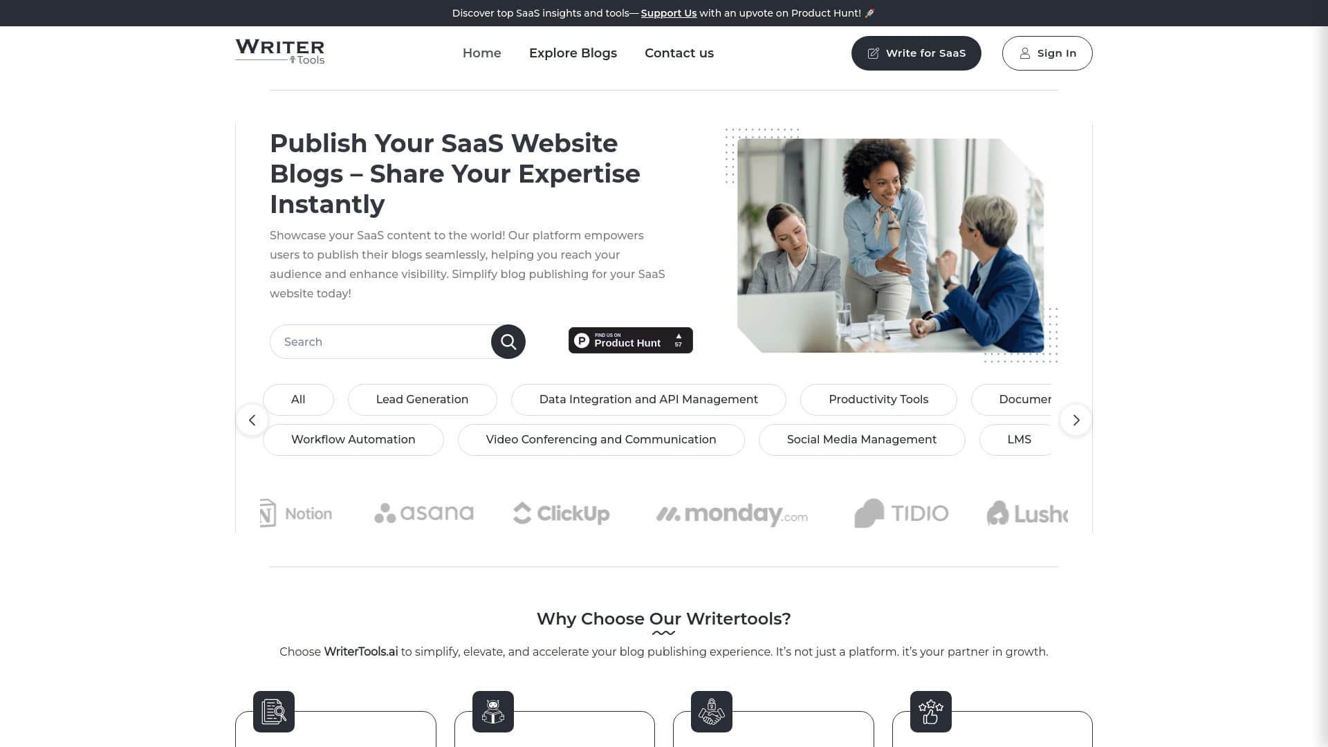 WriterTools : Showcase your SaaS content thumbnail