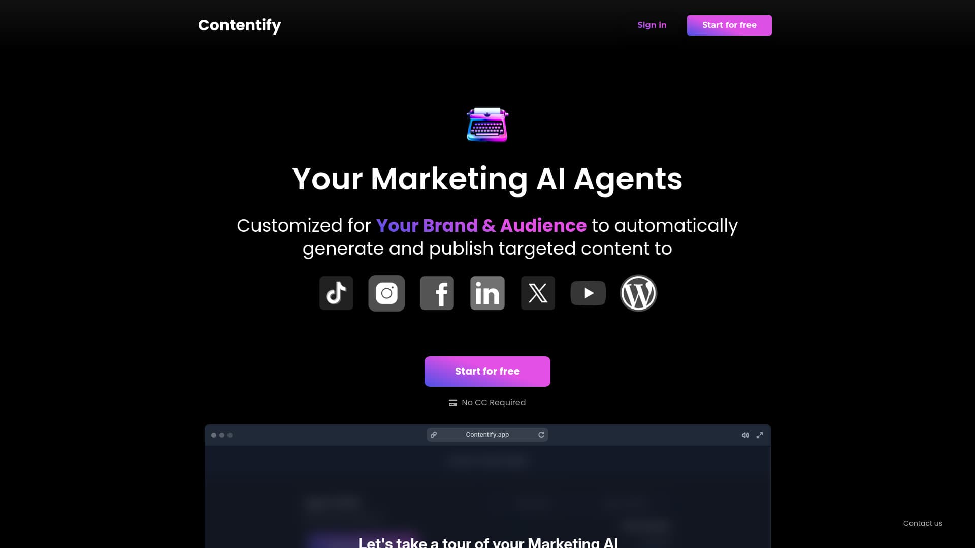 Contentify - Marketing AI thumbnail