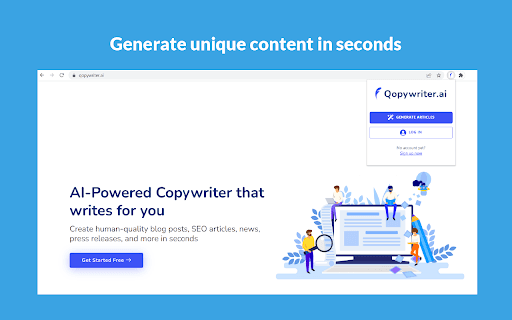 Qopywriter: AI-Powered Article Writer thumbnail
