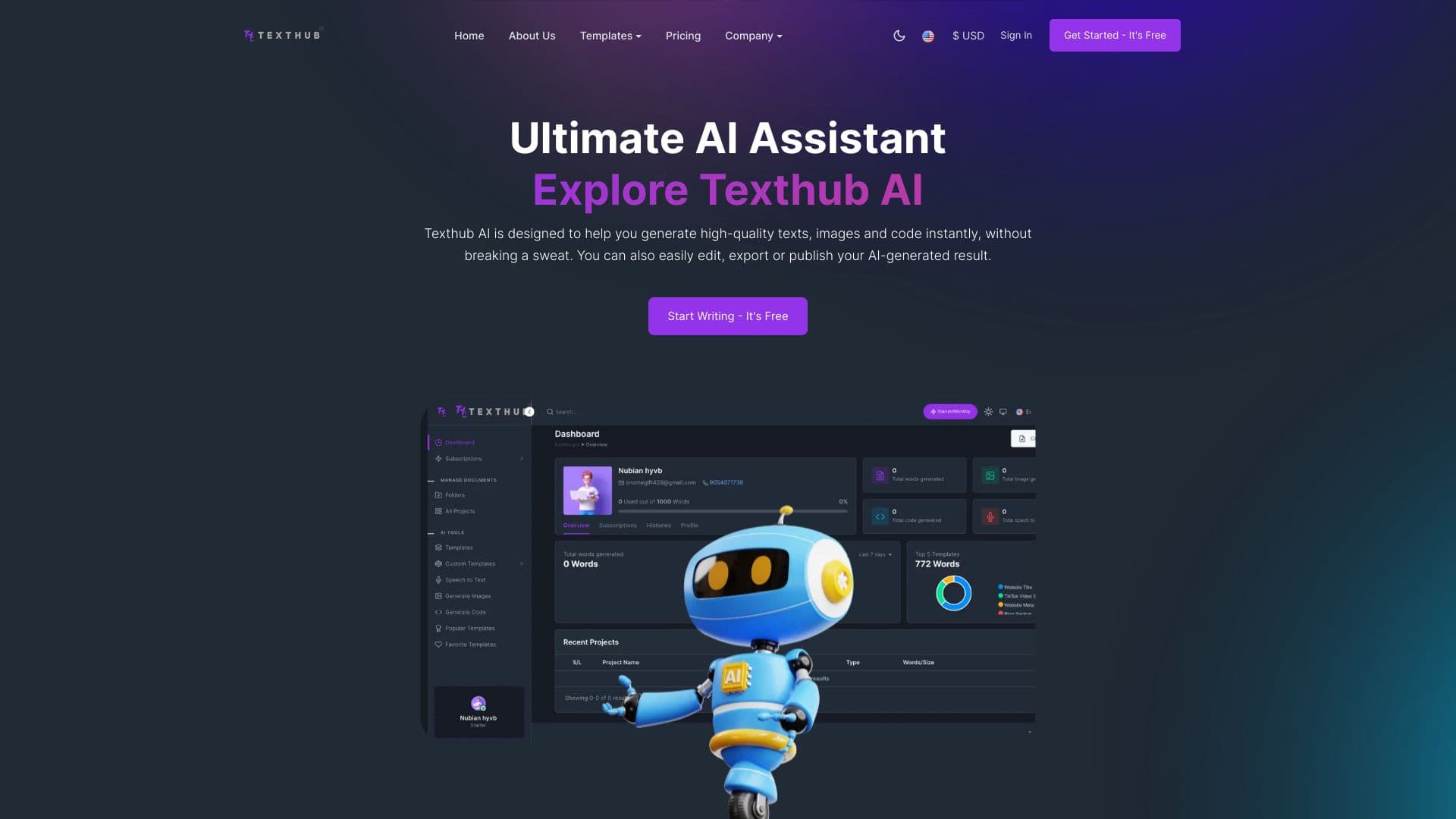 Texthub AI thumbnail