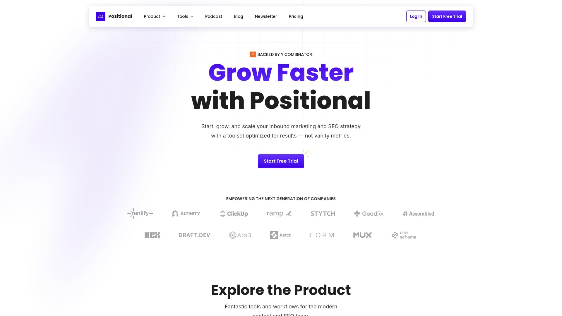 Positional thumbnail