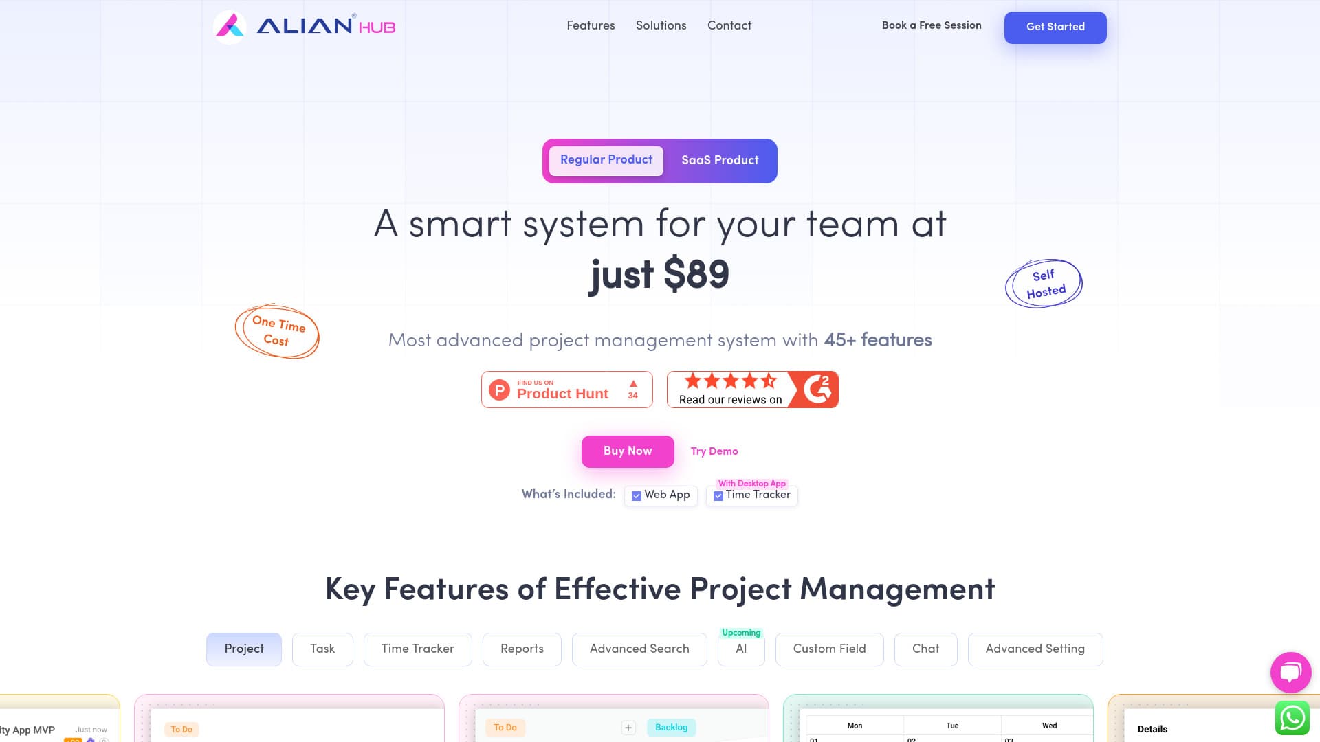 Alian hub - Project Management System thumbnail