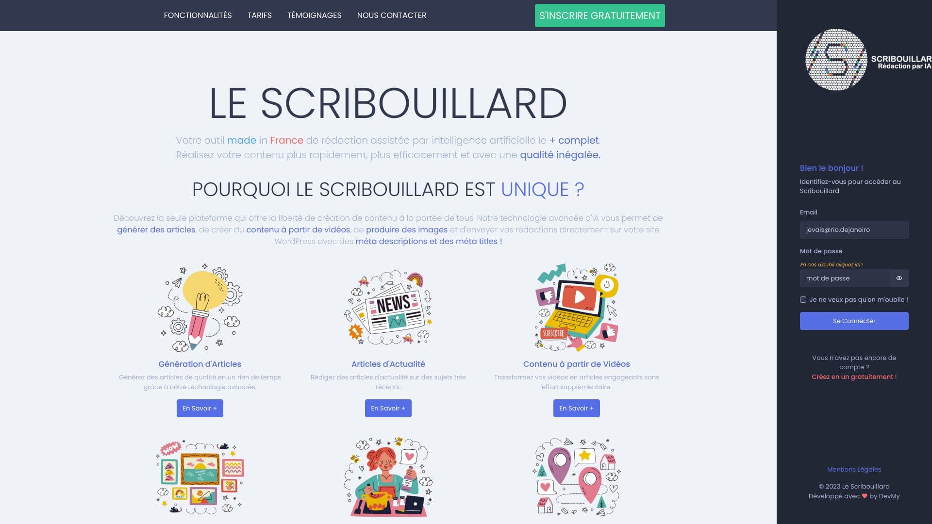 Le Scribouillard - Rédaction SEO par IA thumbnail