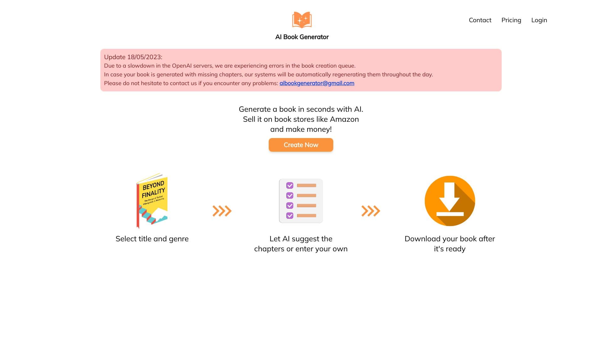 AI Book Generator ai thumbnail