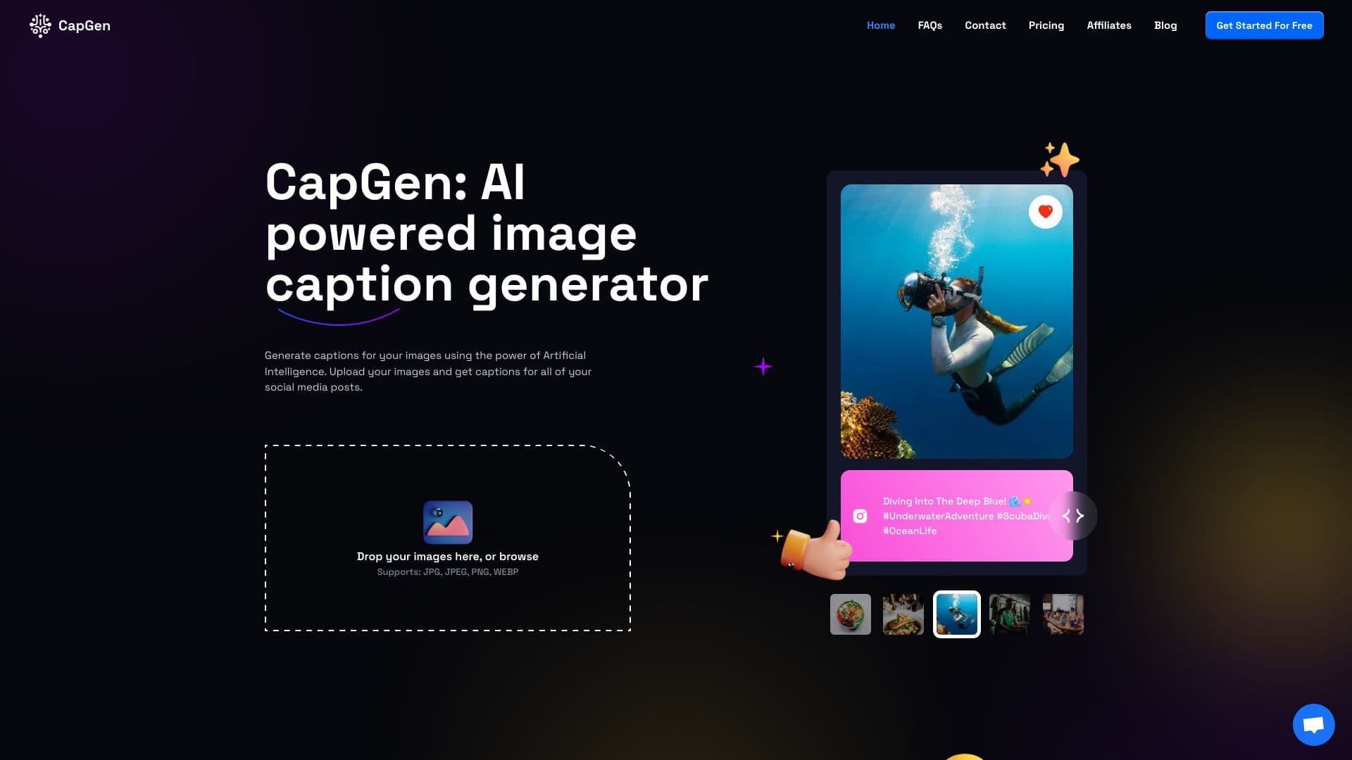 CapGen AI Captions for Instagram thumbnail