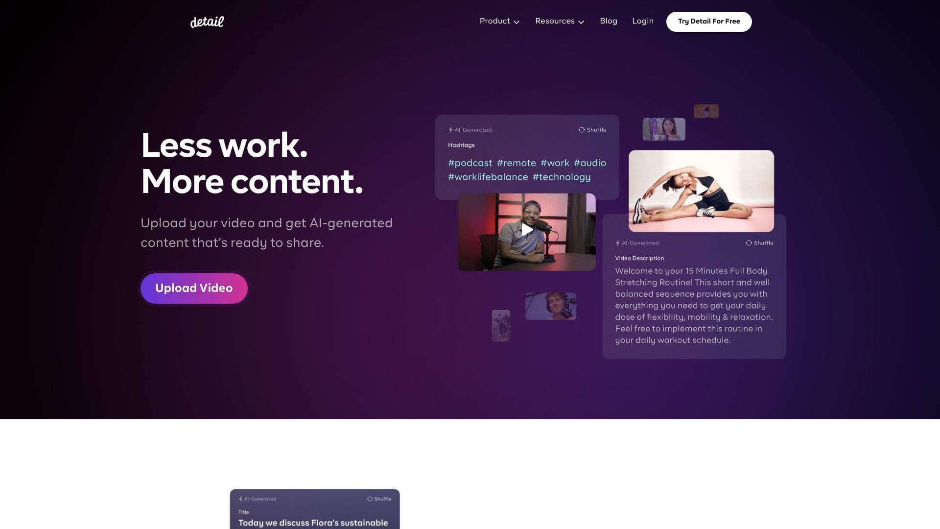 Detail AI Video Content Maker thumbnail