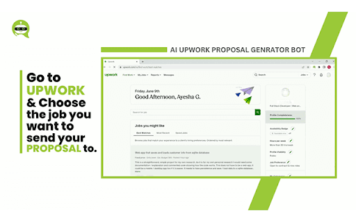 AI Upwork Proposal Generator Bot thumbnail
