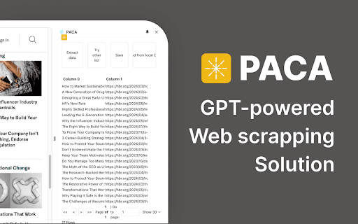 PACA: GPT-Powered Web Scraping Tool thumbnail