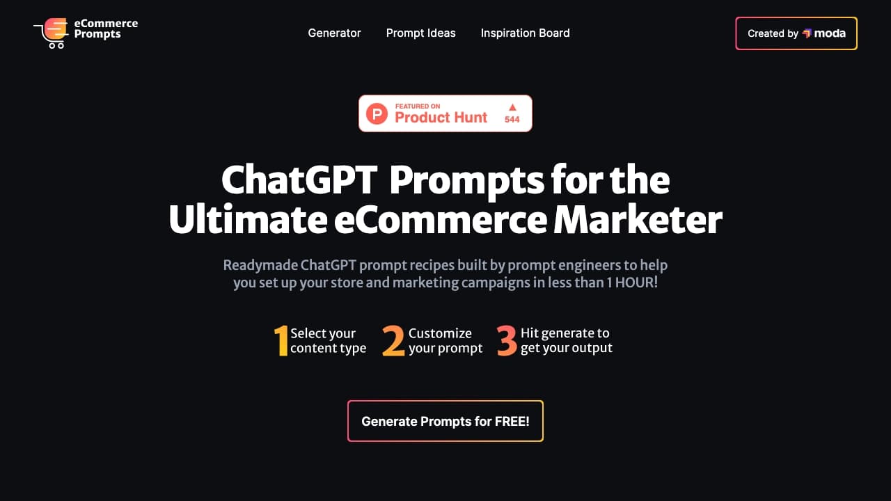 ECommerce Prompt Generator thumbnail