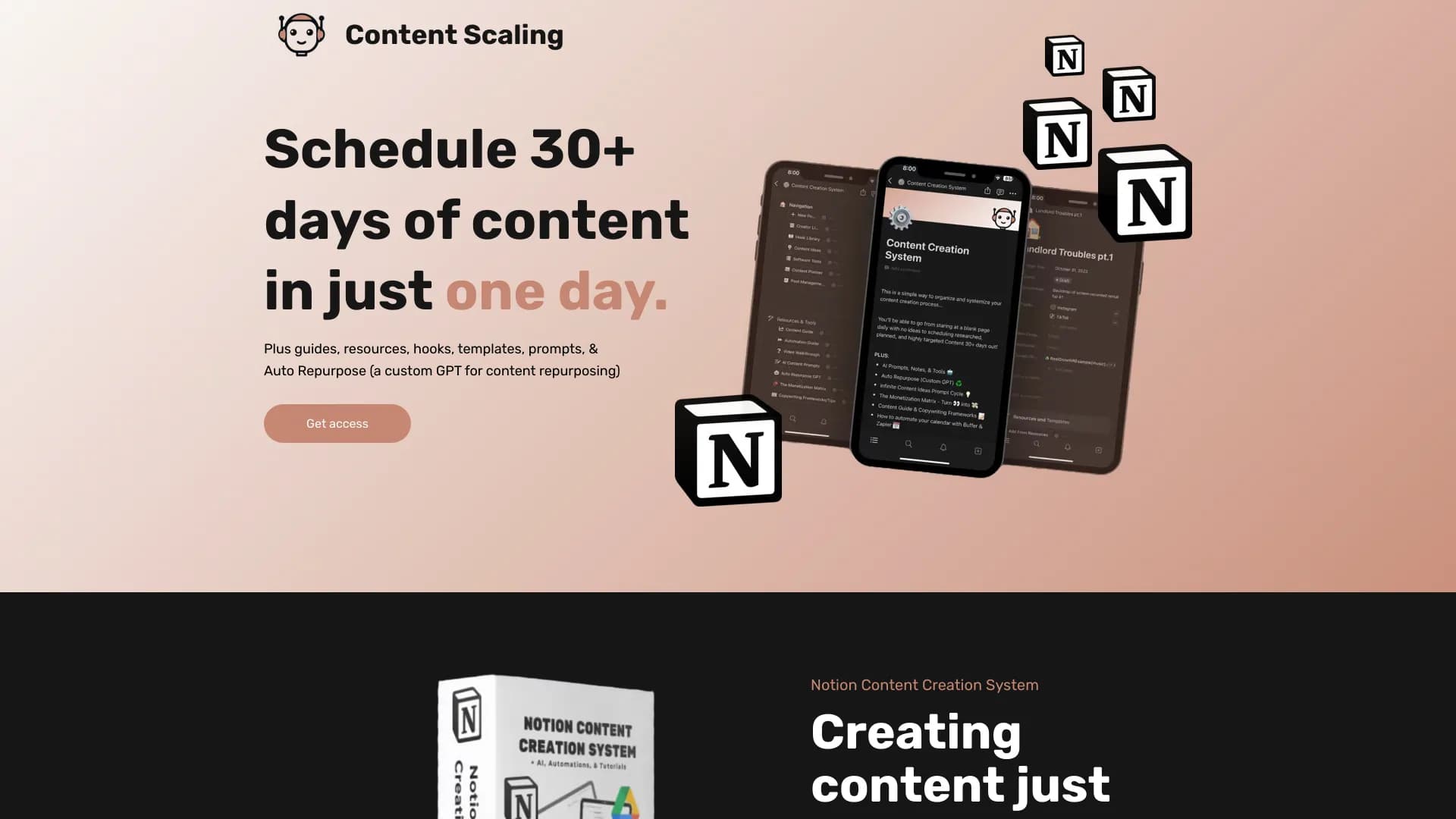 Notion Content Creation System thumbnail