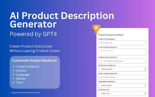 AI Product Description Generator thumbnail