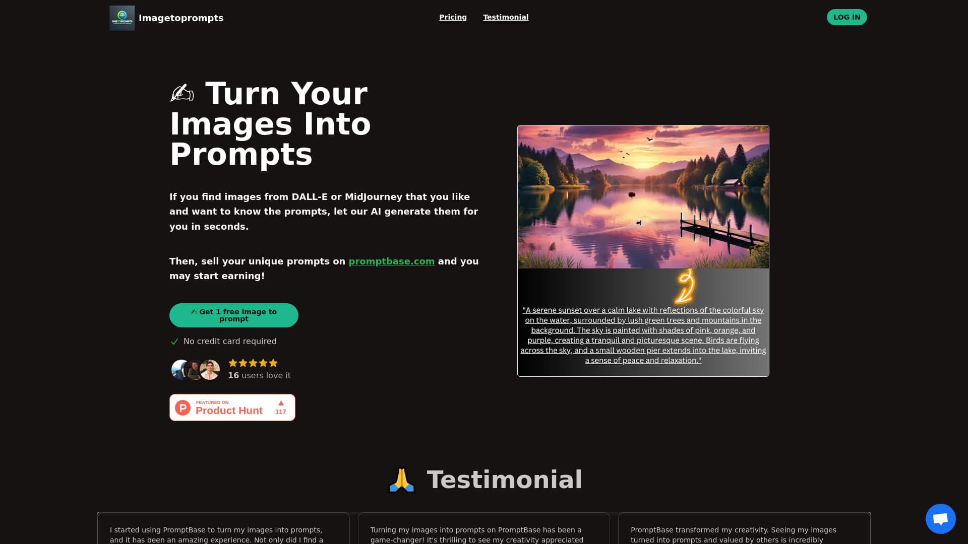 Image to prompts thumbnail