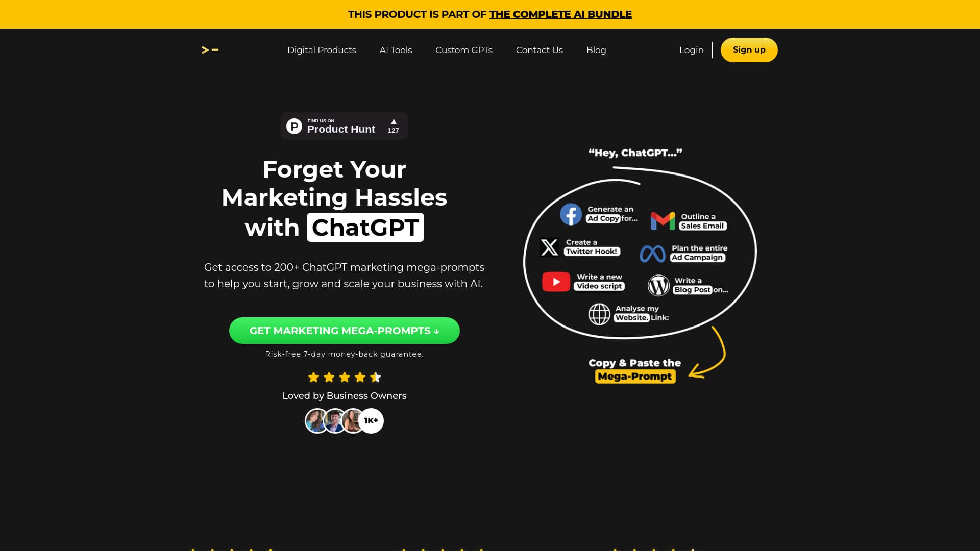 200+ ChatGPT Mega-Prompts for Marketing thumbnail