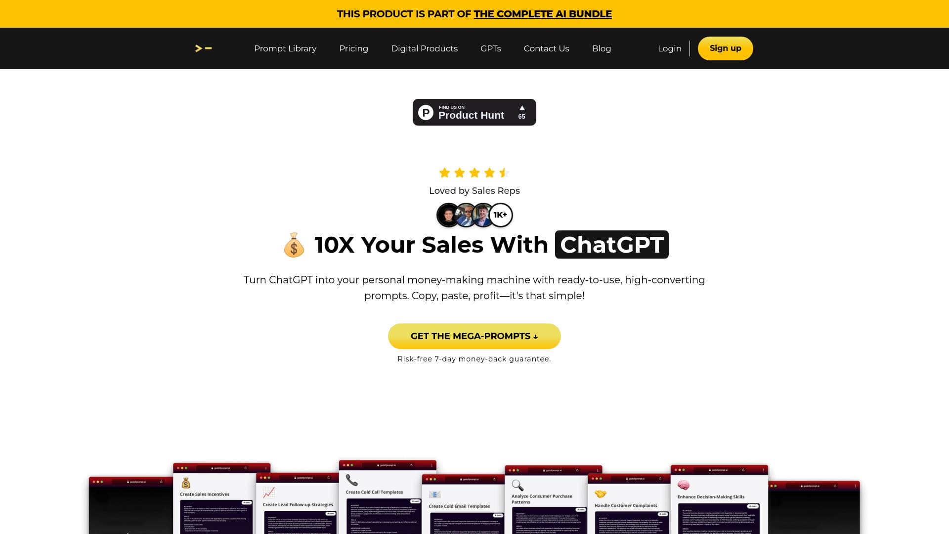 200+ ChatGPT Mega-Prompts for Sales thumbnail