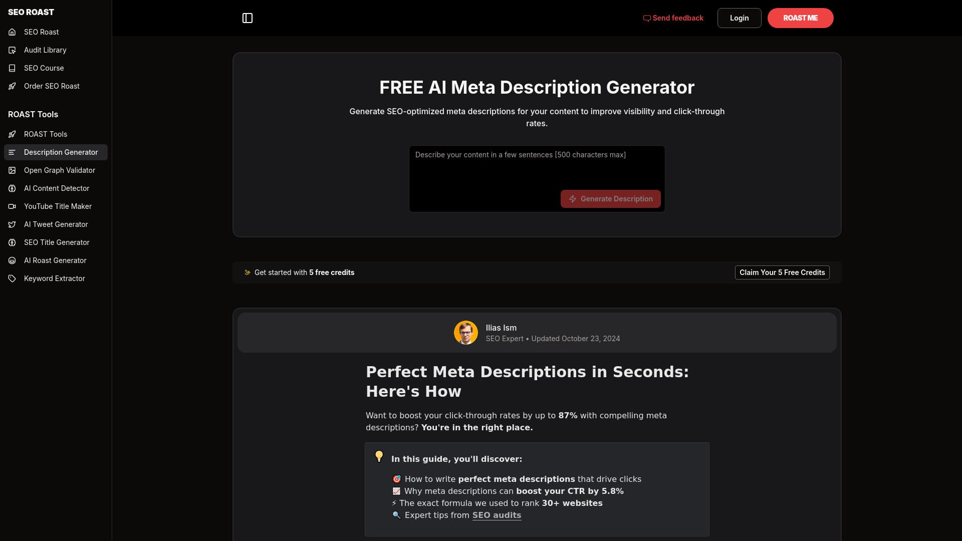 FREE AI Meta Description Generator thumbnail