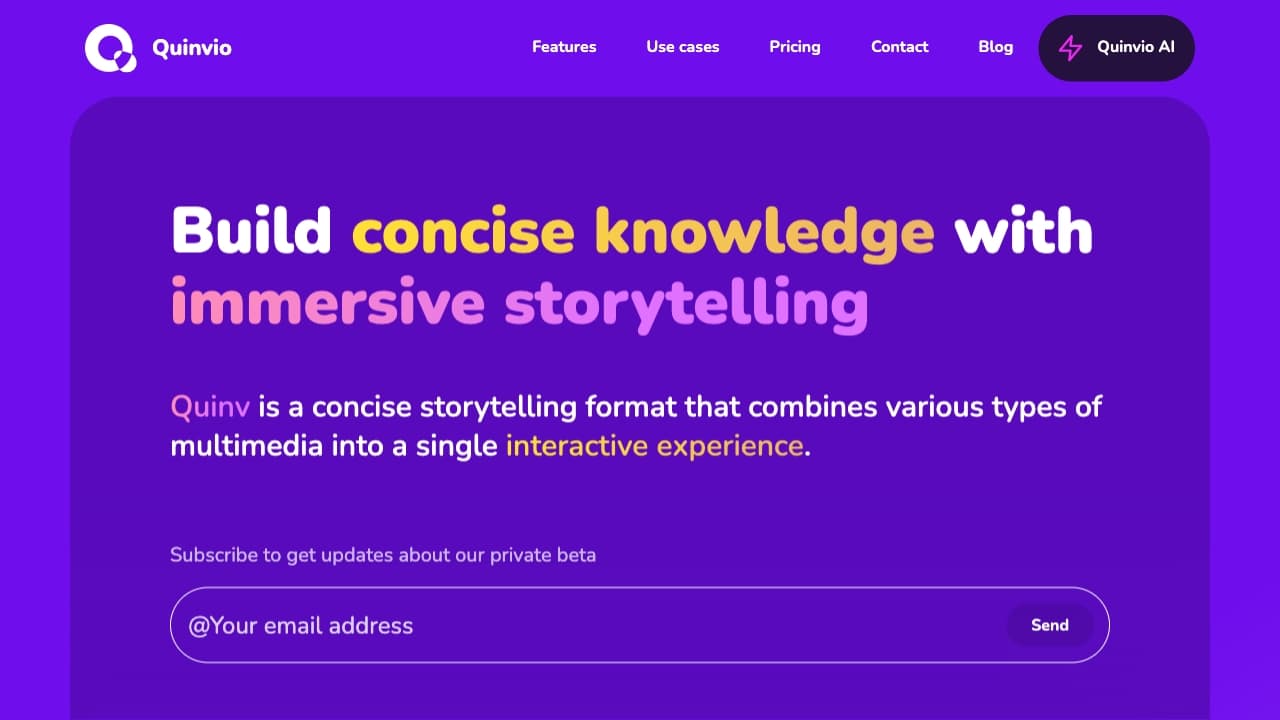 Quinvio AI thumbnail