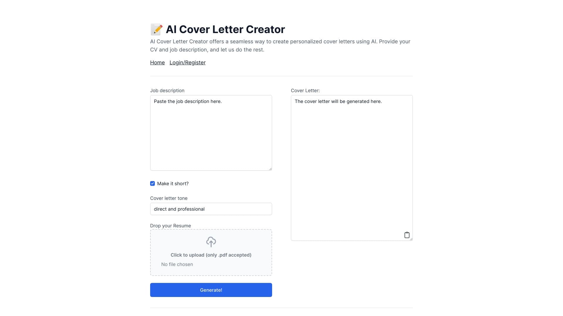 AI Cover Letter Creator thumbnail