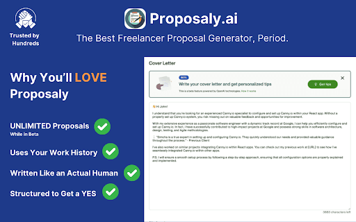 Proposaly - Upwork AI Proposal Generator thumbnail