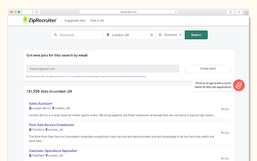 AI Cover Letter Generator by Kickresume thumbnail