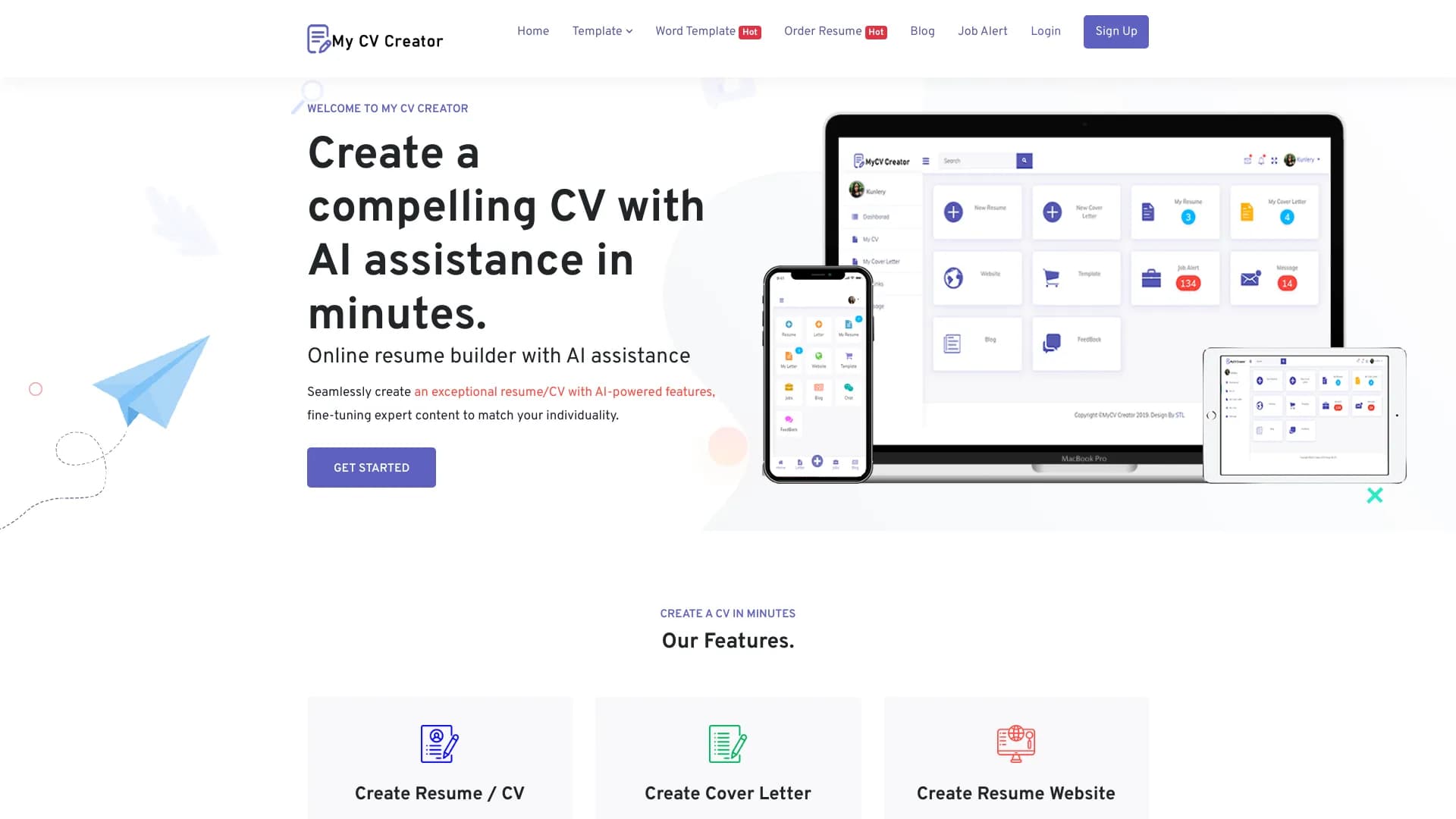 mycvcreator.com thumbnail