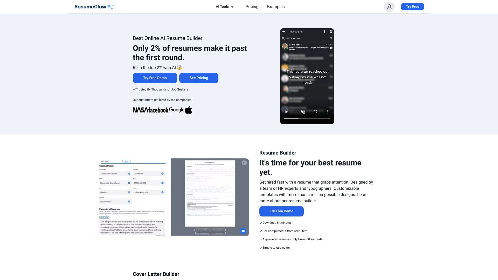 ResumeGlow thumbnail