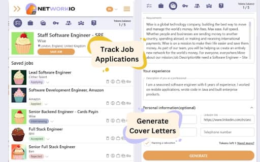 Networkio - Free Job Search & Network Tracker thumbnail