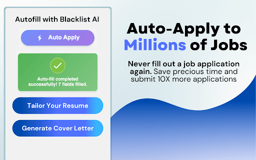 Blacklist AI - Autofill Job Applications thumbnail