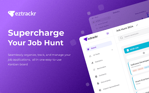 Eztrackr - Supercharge your job hunt thumbnail