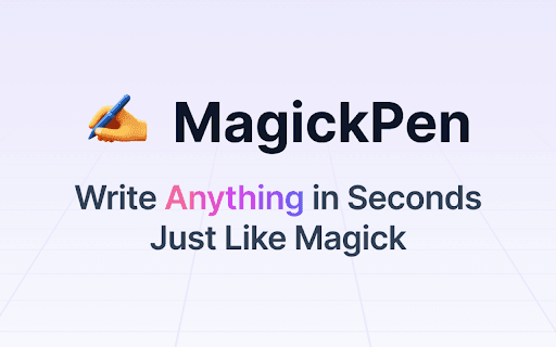 MagickPen - ChatGPT Writing Assistant thumbnail