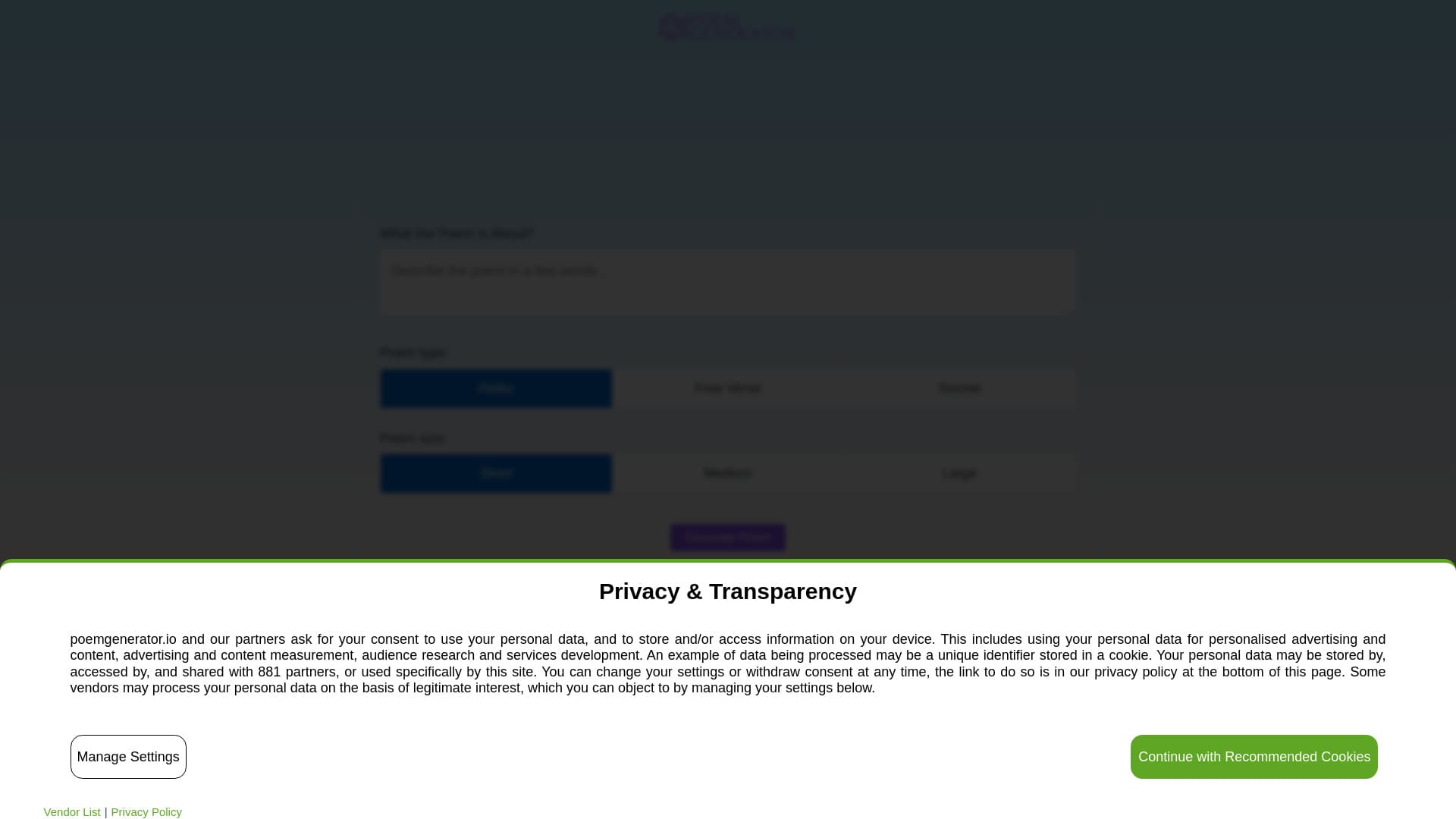 AI poem generator thumbnail