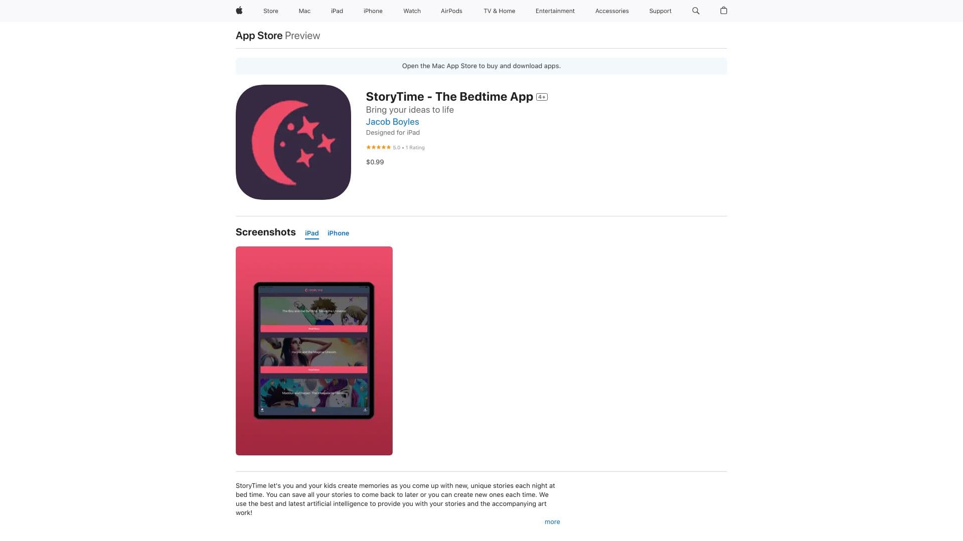 Storytime: The Bedtime App thumbnail