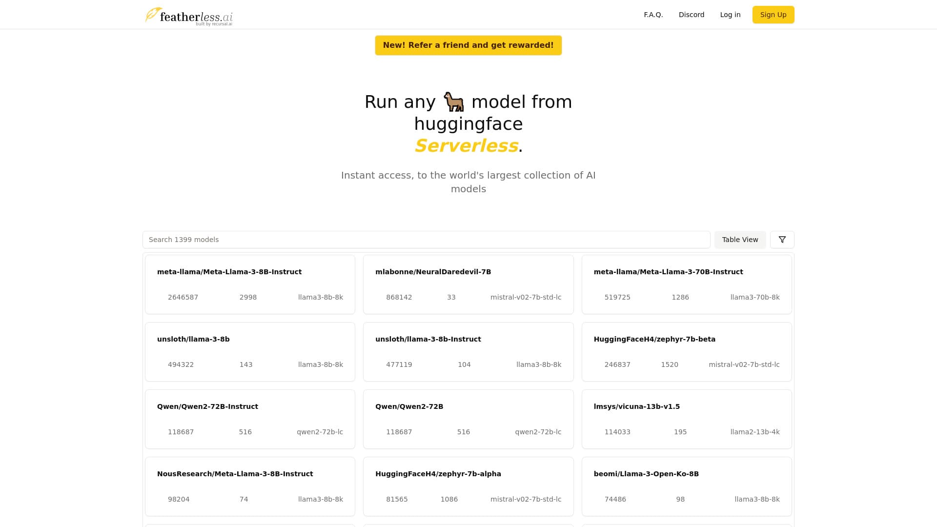 Featherless LLM thumbnail