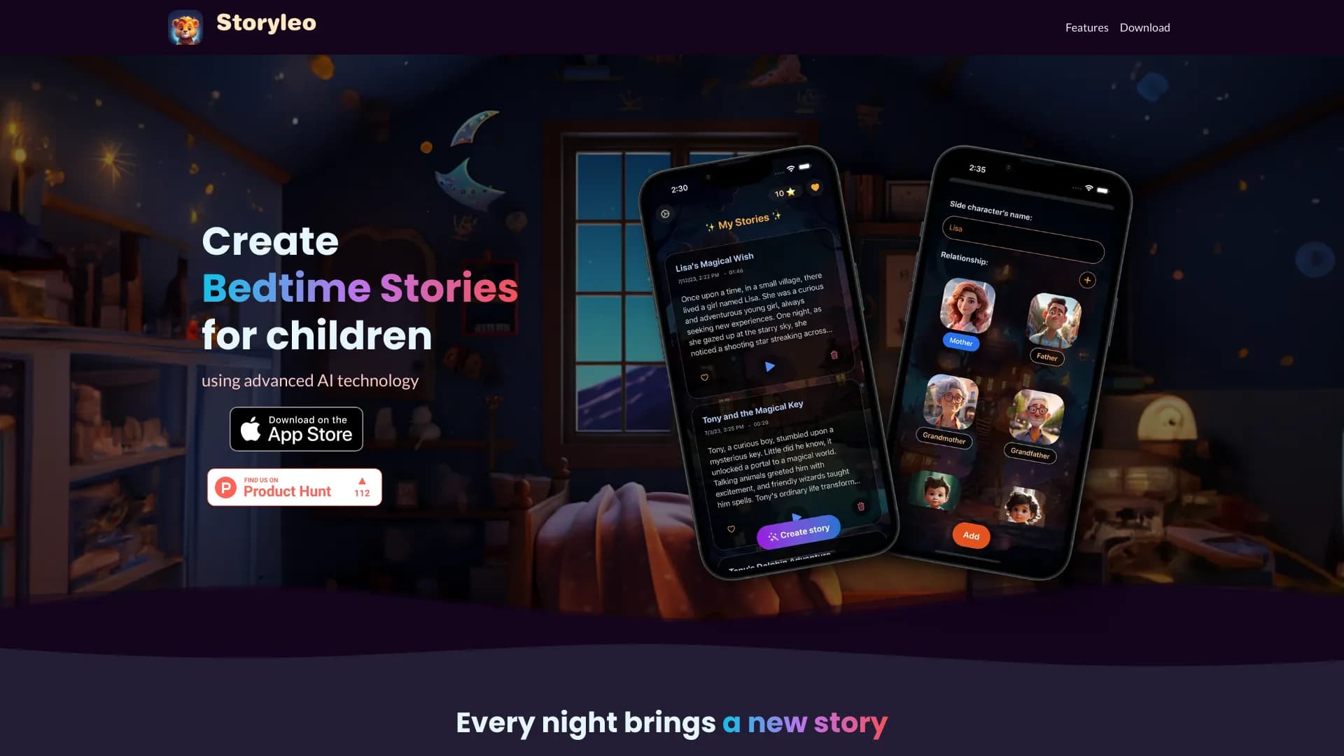 Storyleo: Bedtime Stories AI thumbnail