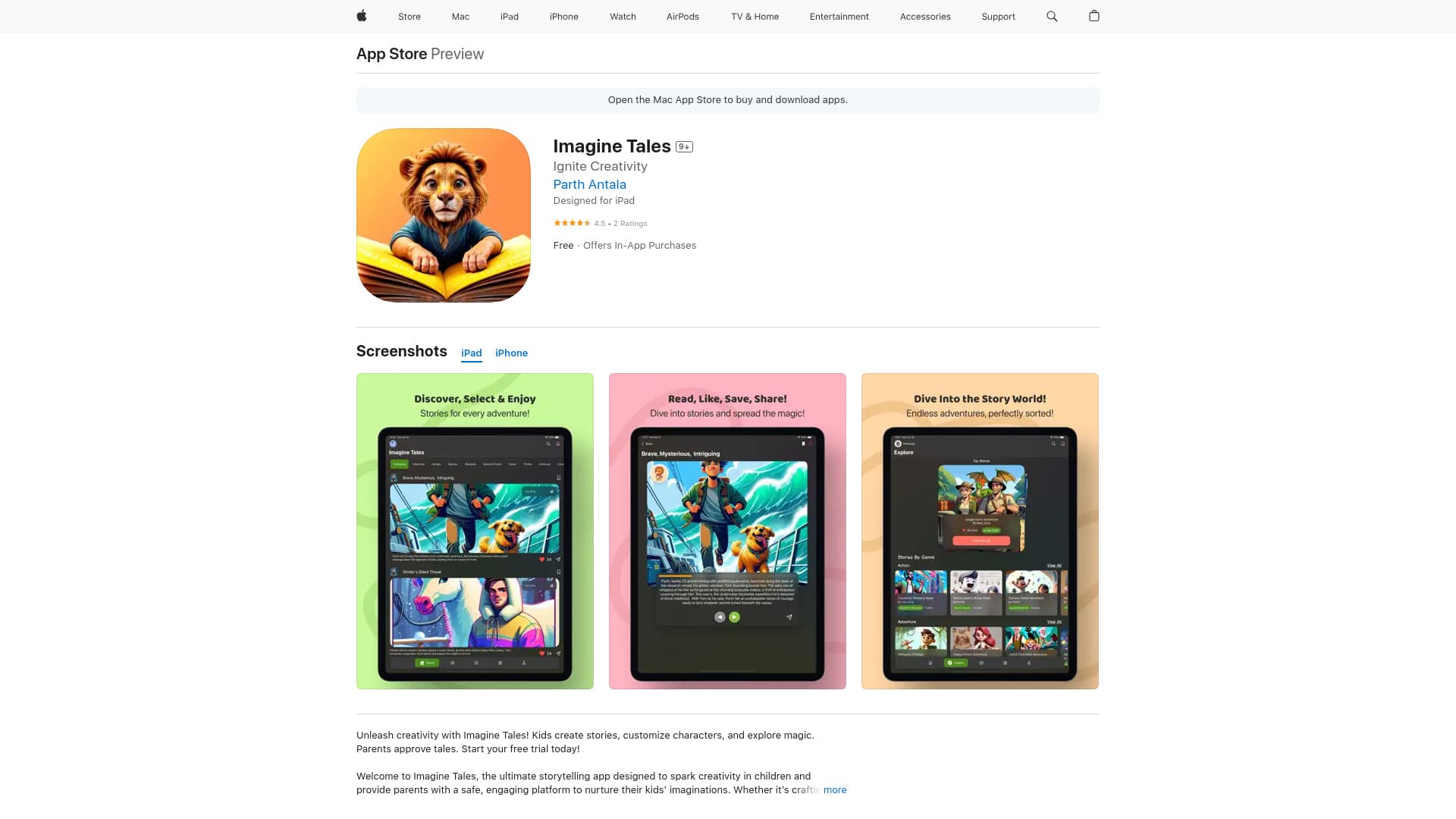 Imagine Tales thumbnail