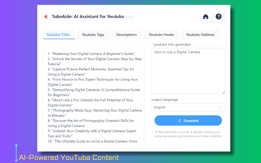 Free Ai Youtube Video Title Generator thumbnail