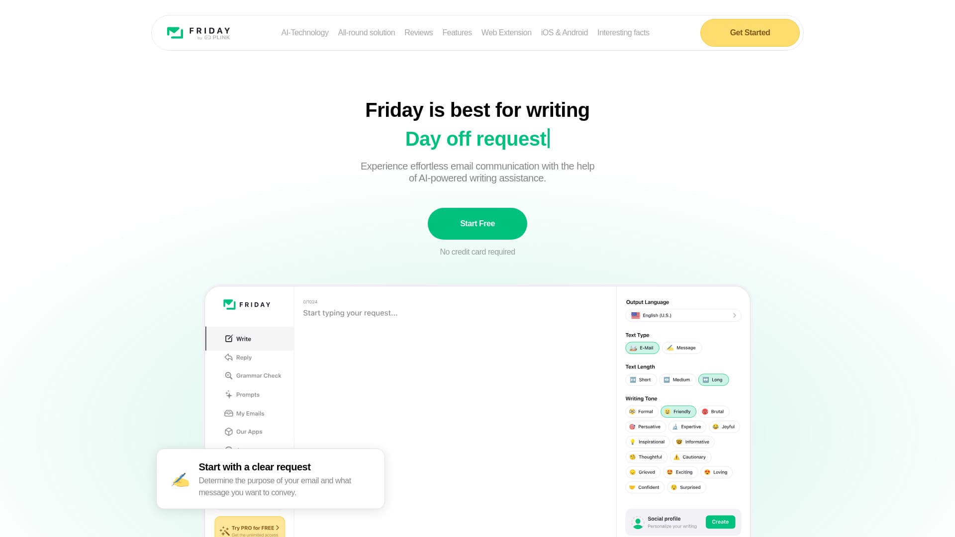 Friday: AI E-mail Writer thumbnail