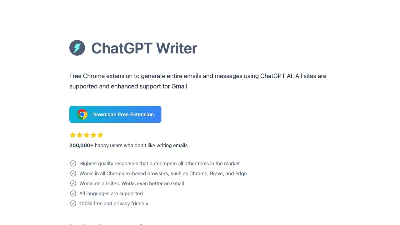 ChatGPT Writer thumbnail