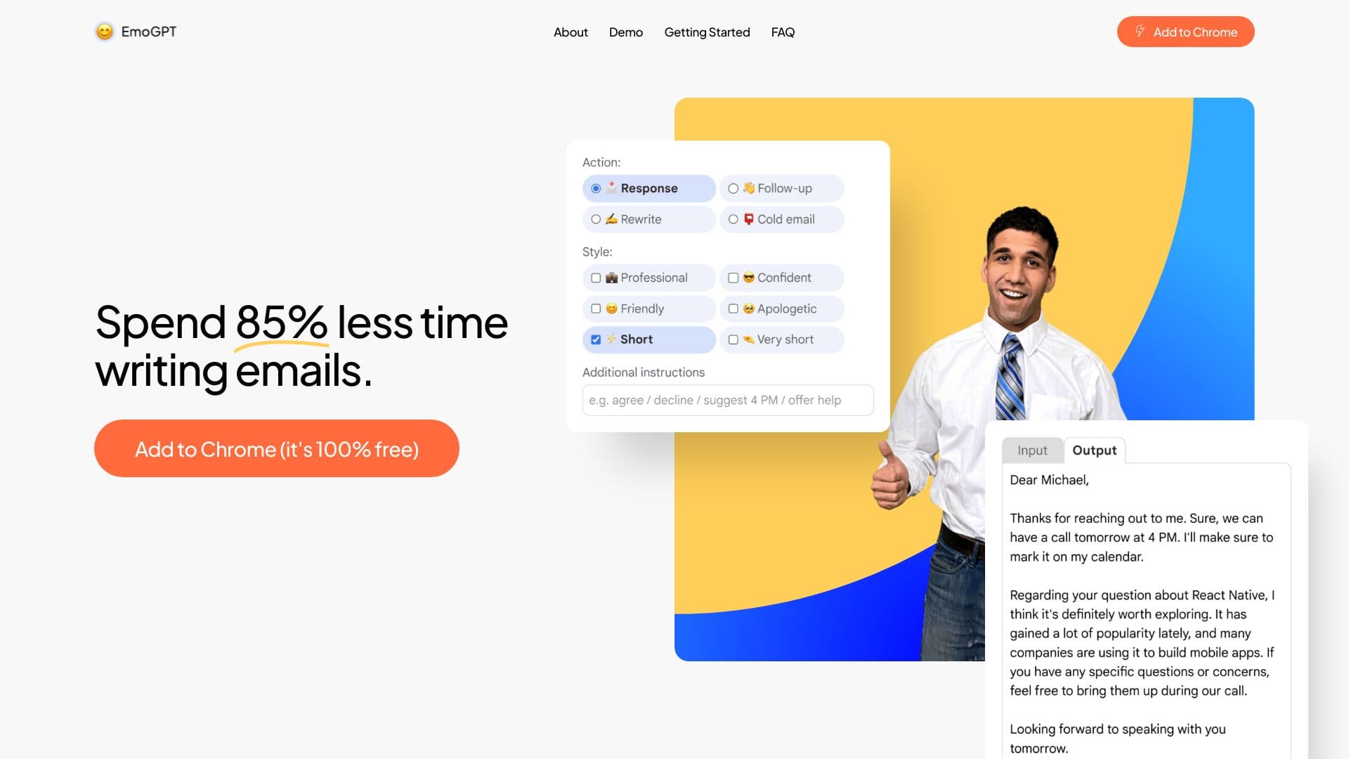 Secure ChatGPT Email Writer for Gmail thumbnail