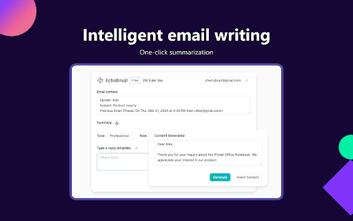 EchoEmail-AI Email Write Generator thumbnail