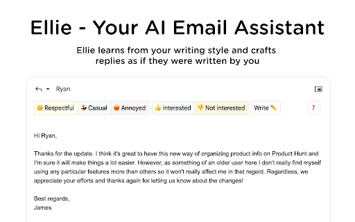 Ellie: Your Professional AI Email Assistant thumbnail
