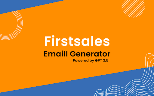 Firstsales.io Email Generator thumbnail