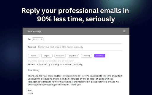 HarvyAI - Professional Email Assistant thumbnail