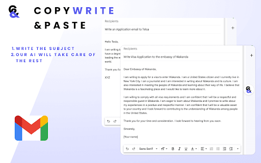 Copywrite & Paste - AI writing Assistant thumbnail